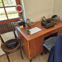 Vasúti emlékhely - volt őrház, Csempeszkopács - Belső