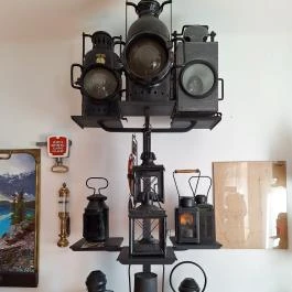 Vasúti Lámpamúzeum Fertőszéplak - Belső