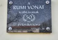 Végállomás - vasúti emlékhely Rum