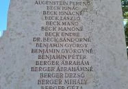 A vészkorszak zsidó mártírjaiért állított emlékmű Tolna