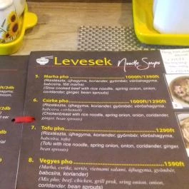 Viet Cuisine Budapest - Étlap/itallap