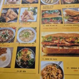 Viet Cuisine Budapest - Étlap/itallap