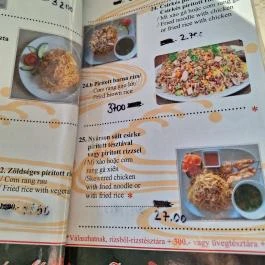 Vietnami Speciális Melegkonyha Budapest - Étlap/itallap