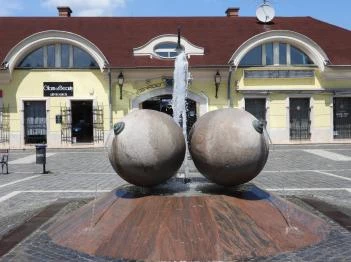 A Vigalmi tér szökőkútja Budapest