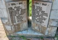 Világháborús emlékmű Kékkút