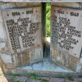 Világháborús emlékmű Kékkút - Egyéb