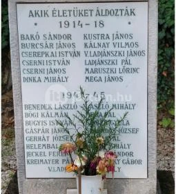 Világháborús emlékmű