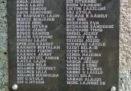 Világháborús emlékmű Szilvásvárad