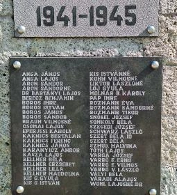 Világháborús emlékmű