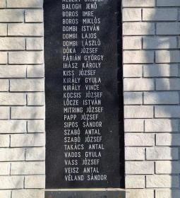 Világháborús emlékmű