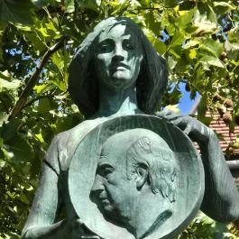 Virág Benedek-emlék, Budapest - Külső kép