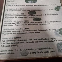 Vito Pizza és Gyros Bár, Mátraderecske - Étlap/itallap