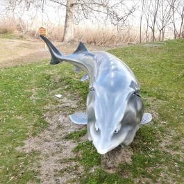 Viza szobor, Ráckeve - Külső kép