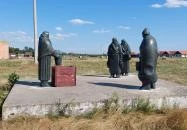 Vízhordók szobra Hortobágy