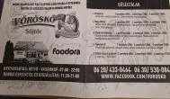 Vöröskő Vendéglő és Pizzéria Söjtör - Étlap/itallap