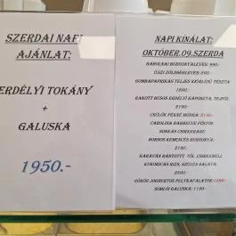 Vudíz Étterem Budapest - Étlap/itallap