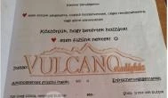 Vulcano Étterem Mesteri - Étlap/itallap