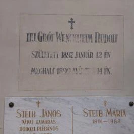 Wenckheim családi mauzóleum, Doboz - Egyéb