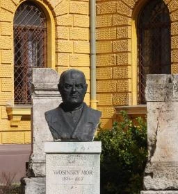 Wosinsky Mór mellszobra