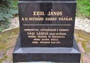 XXIII. János pápa szobra Dunavarsány