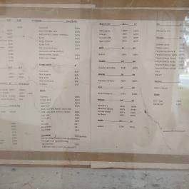 Yo-Zan-Ti , Szomód - Étlap/itallap