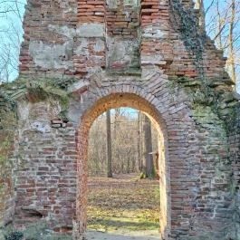 Zala-szigeti romtemplom (Remetei romtemplom), Kehidakustány - Belső