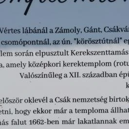 Kerekszenttamási templomrom , Zámoly - Egyéb