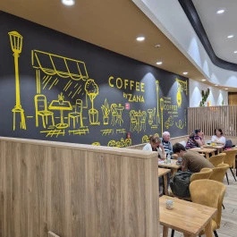 ZANA CAFE - Etele Pláza, Budapest - Belső