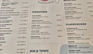 ZAZIE Bistro & Bar Budapest - Étlap/itallap