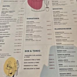 ZAZIE Bistro & Bar, Budapest - Étlap/itallap