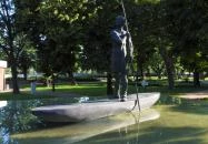 Zounok Ispán szobra Szolnok