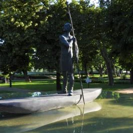 Zounok Ispán szobra Szolnok - Külső kép