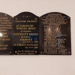 Zsidó imaterem & kiállítás Szombathely - Egyéb