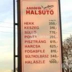 Aszófői Halsütő Aszófő - Étlap/itallap