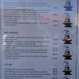 Kovács Műhely Vásárosnamény - Étlap/itallap