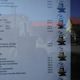 Kovács Műhely Vásárosnamény - Étlap/itallap