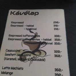 Pizza Sarok, Vásárosnamény - Étlap/itallap