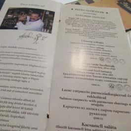 L. A. Bodegita Étterem Budapest - Étlap/itallap