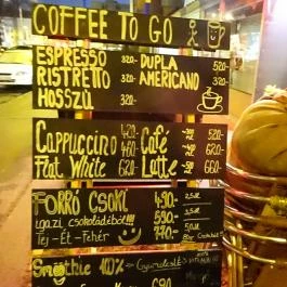 2 Kockacukor Budapest - Étlap/itallap