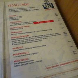 3 Pajamas. Breakfast Club Budapest - Étlap/itallap