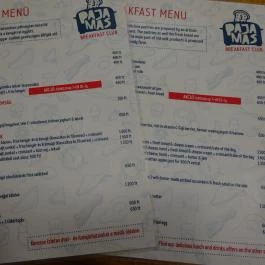 3 Pajamas. Breakfast Club Budapest - Étlap/itallap