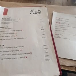 36 Bisztró, Budapest - Étlap/itallap