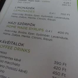 4 Évszak Palóc Bistorant, Mátrafüred - Étlap/itallap