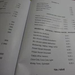 67 Sigma Étterem Székesfehérvár - Étlap/itallap