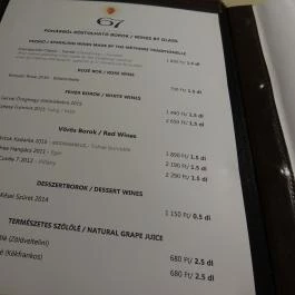 67 Sigma Étterem Székesfehérvár - Étlap/itallap