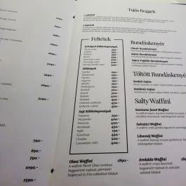 À la Maison Grand - Nádor utca Budapest - Étlap/itallap