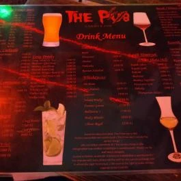 Aaron's Pub Budapest - Étlap/itallap