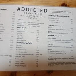 Addicted 2 Caffeine Budapest - Étlap/itallap