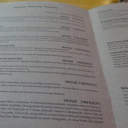 Addicted 2 Caffeine, Budapest - Étlap/itallap