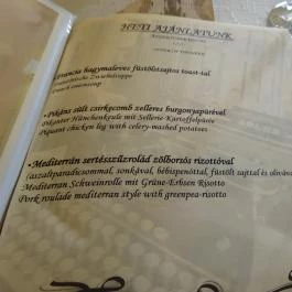 Adler Étterem Budaörs - Étlap/itallap